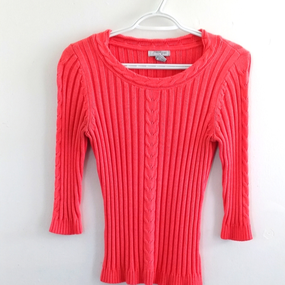 Peach Fall Sweater
